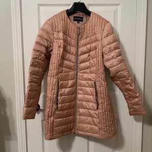 NWOT Rose Gold Ellen Tracy Puffer Jacket